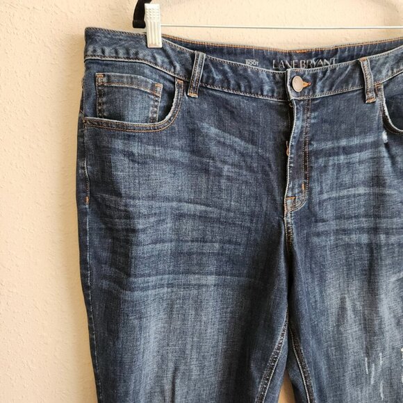 Lane Bryant Low Rise Bootcut Jeans Size 22 Regular - Picture 3 of 11